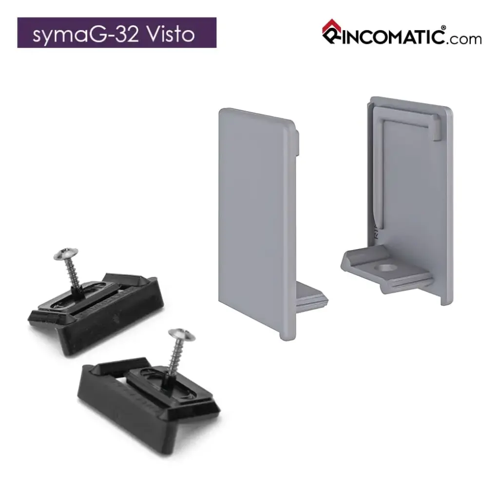 Set of End Caps SYMAG 32 VISTO